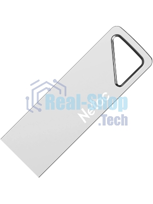 Флешка USB Netac U326 (NT03U326N-064G-20PN), 64Gb, USB 2.0, R/W 50/15, серебристый