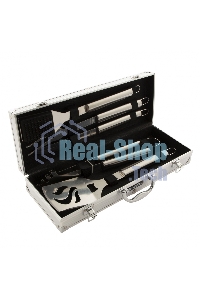 Набор приборов для барбекю 5шт в алюм.кейсе Camping Palisad