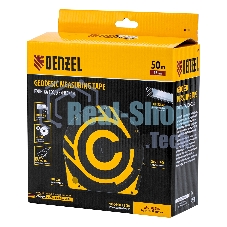 Рулетка геодезическая Denzel 50 м х 15 мм, закрытый корпус, фиберглассовая лента