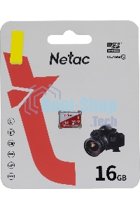 Флеш карта microSDHC 16Gb Netac P500 ECO (50/95 Mb/s, no adapter) (NT02P500ECO-016G-S)