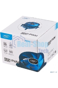 Кулер для процессора DEEPCOOL THETA 21 PWM черный/синий, 92 мм, алюминий, 2400 об/мин, 33.4 дБ, 4 pin, 95 Вт, 60.5 мм