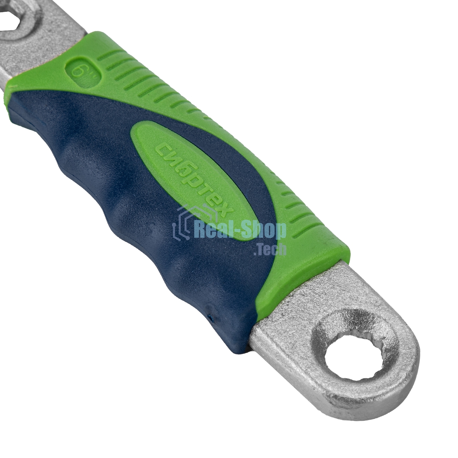 Ключ разводной Сибртех 150мм, переставная губка, 2-х комп. рукоятка