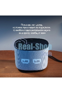 Умная колонка Sber Boom Home SBDV-00171G Салют серый 8W Mono BT/Wi-Fi (без.бат)