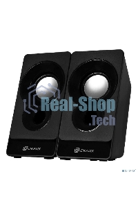 Акустическая система Oklick OK-165 2.0 черный 6Вт