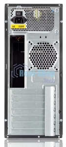 Компьютерный корпус c блоком питания 500 Ватт/Case Foxline FL-302-FZ500R ATX case, black, w/PSU 500W 12cm, w/2xUSB 2.0, w/pwr cord, w/o FAN