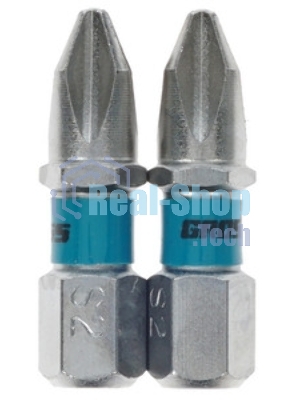 Набор бит Gross 11351 РН2x25, сталь S2, 2 шт