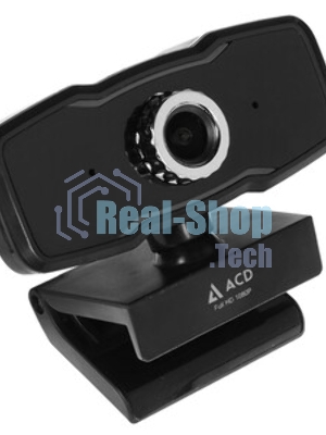 Веб-камера ACD Vision UC500 1920x1080, 30 кадр/с, USB Type-A, микрофон (2 шт), ручная фокусировка, автоосвещение, универсальное крепление