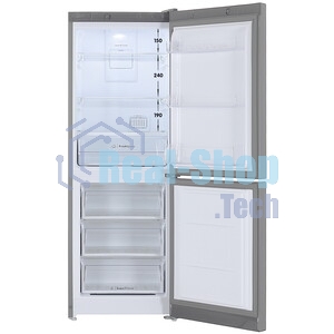 Холодильник Indesit ITS 4160 G серебристый двухкамерный 179/78л морозилка снизу, No Frost