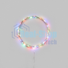 Гирлянда светодиодная Роса 10м 100 LED МУЛЬТИКОЛОР IP20 3хАА (в комплект не входят) NEON-NIGHT