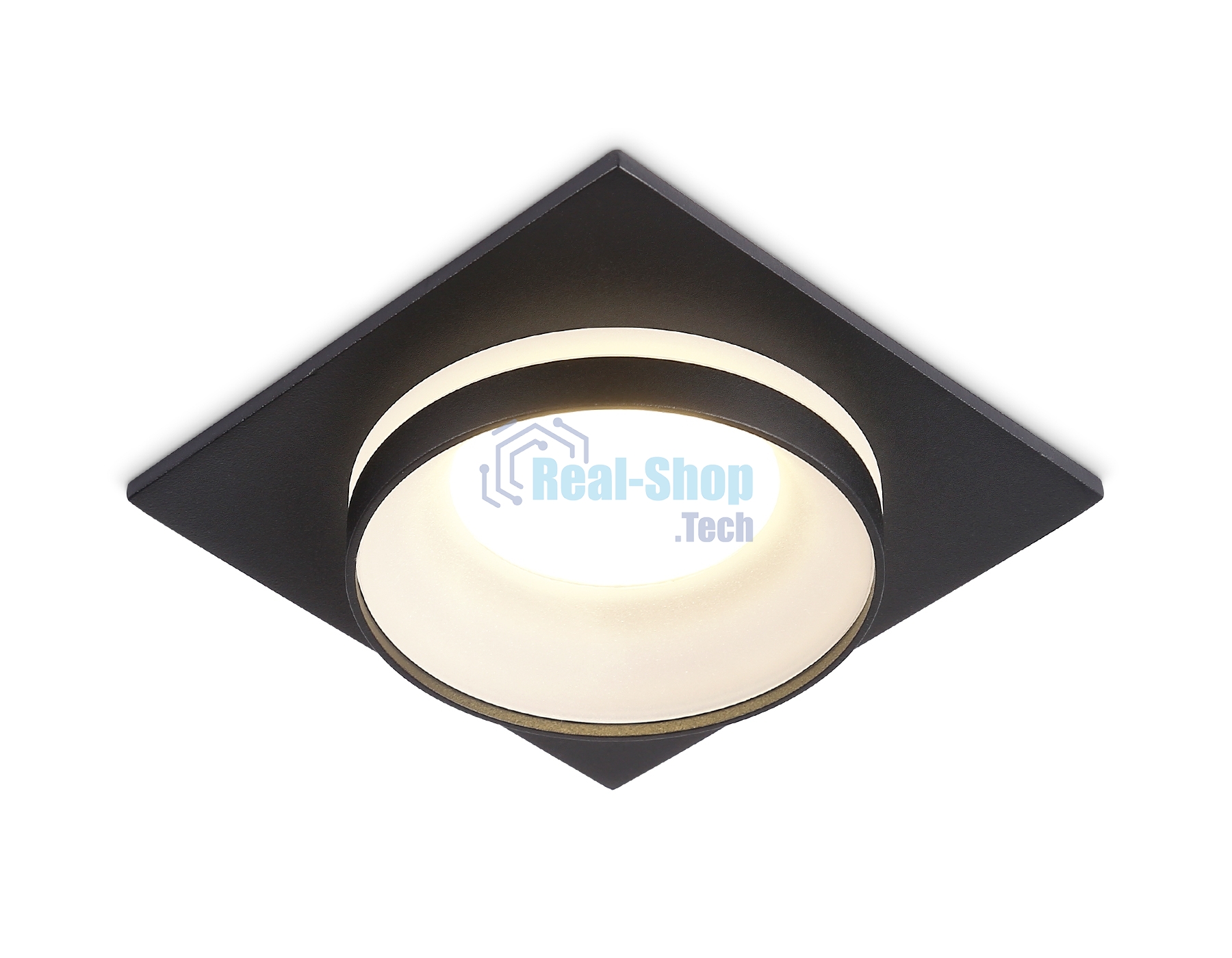 Светильник Ambrella light TN30710 BK черный GU5.3 92*92*36
