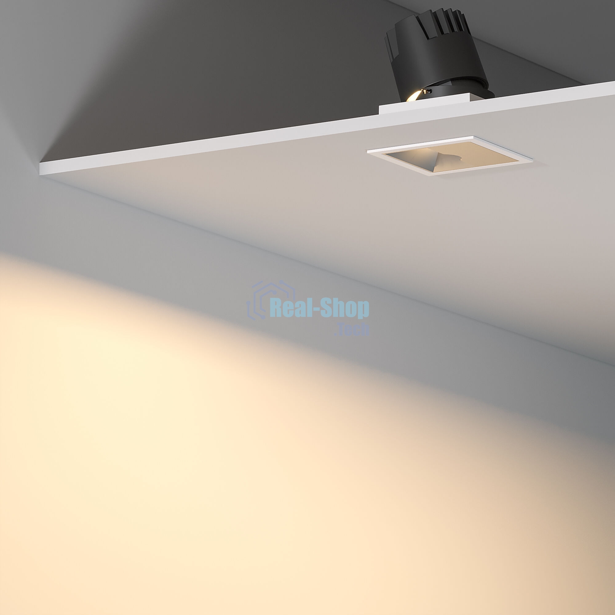 25091/LED 10W 3000K белый/хром / Потолочный светодиодный светильник