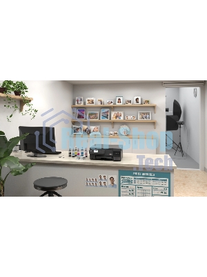 МФУ струйное Epson EcoTank L8100 (C11CK94***), A4, цветной, печ. до 8 стр/мин., 5760 x 1440 dpi (печ.), 1200x4800dpi (скан.), USB, Wi-Fi