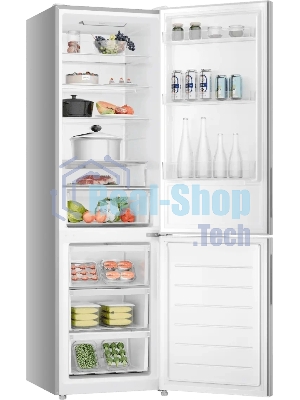 Холодильник Haier CEF538CSG серебристый двухкамерный 263/105л морозилка снизу, No Frost