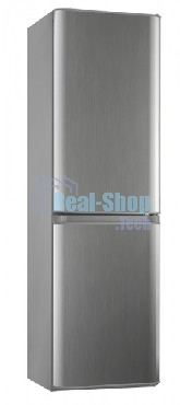 Холодильник Pozis RK FNF-170 серебристый металлик двухкамерный 220/94 л морозилка снизу