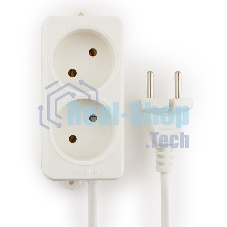 Сетевой фильтр Гарнизон EL-NL2-W-2, 2 розетки, допустимый ток 10А, длина 2 м.