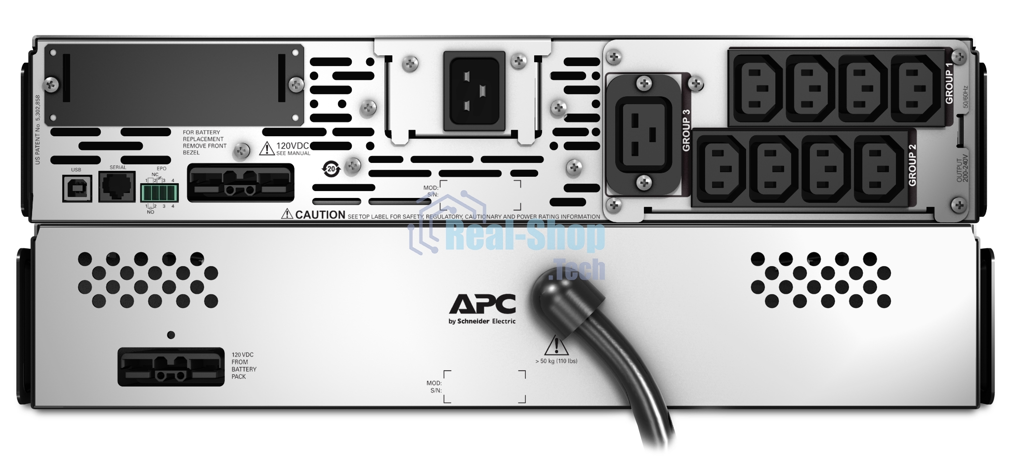 Источник бесперебойного питания APC Smart-UPS X SMX2200RMHV2U 1980Вт 2200ВА черный