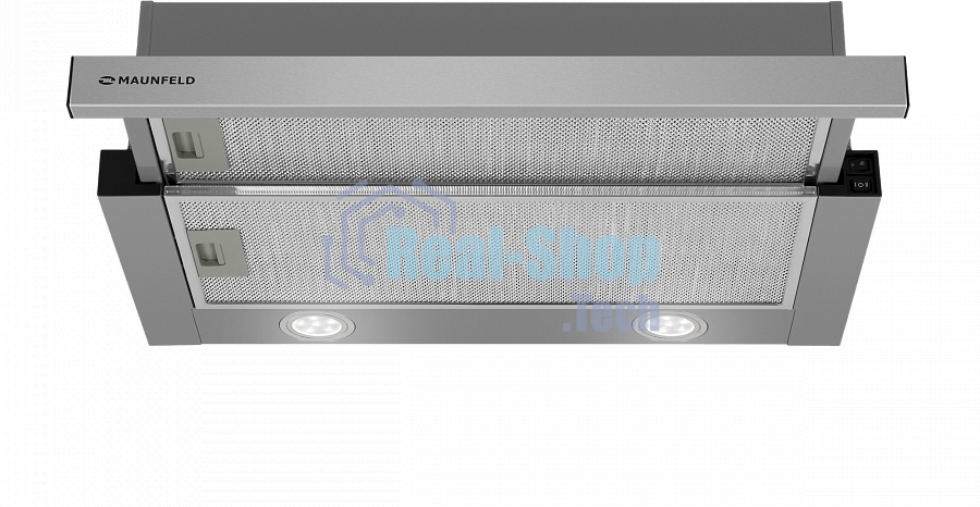 Вытяжка встраиваемая Maunfeld VS Light 50 нержавеющая сталь, 50 см, 520 куб. м/ч, 56 дБ