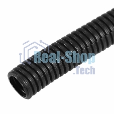 Трубa автомобильная гофрированная ПП, Ø6,8 мм, разрезная, бухта 5 м/уп.