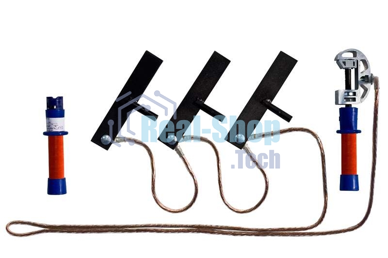 Заземление переносное ПЗРУ-2 Д для распред. устр. до 1 кВ 16 кв.мм Диэлектрик Д157673