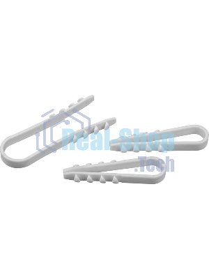 Дюбель-хомут Navigator NCU-11-18-55-50/WH для круглого кабеля белый (уп. 50 шт)