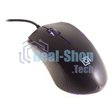 Мышь проводная Oklick 245M черный, 1000 dpi, USB, кнопки - 3