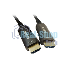 Кабель аудио-видео Digma HDMI 2.0 AOC HDMI (m)/HDMI (m) 10м. Позолоченные контакты черный (BHP AOC 2.0-10)