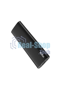 Внешний SSD Netac Z SLIM, 1TB, USB 3.2 Gen 2 Type-C, R/W 550/480, черный