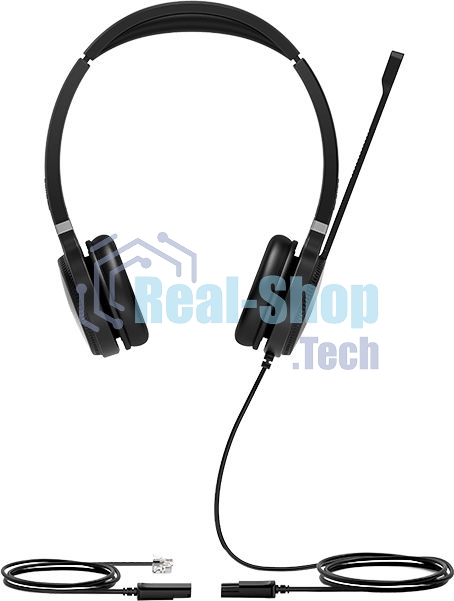 Гарнитура проводная YEALINK YHS36 Dual Дуо, Проводная, HD звук, QD, RJ9, шт