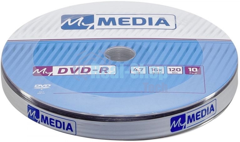 Диск DVD-R MyMedia 4.7Gb 16x pack wrap (10шт) (69205)
