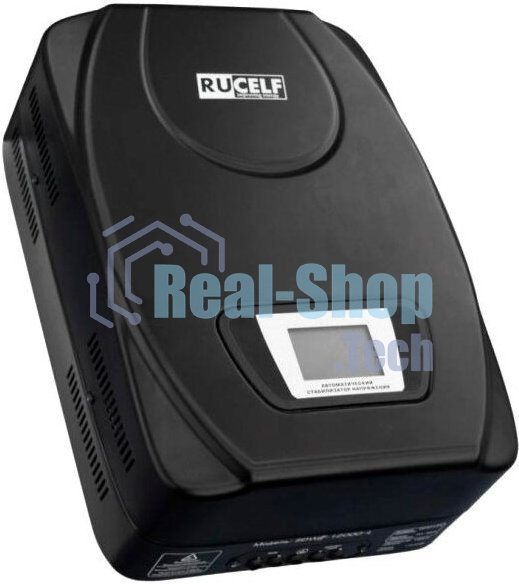 Стабилизатор RUCELF SDW.II-12000-L рабочий диапазон: 110-275В 10000Вт 217-223В