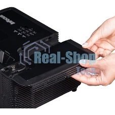 Проектор INFOCUS IN2134 DLP, 4500 ANSI Lm, XGA(1024х768), 28500:1, 1.48-1.93:1, 3.5мм in, Composite video, VGAin, HDMI 1.4aх3 (поддержка 3D), USB-A (для SimpleShare и др.),лампа 15000ч.(ECO mode), 3.5мм out, Monitor out(VGA),RS232,RJ45,21дБ, 4,5 кг