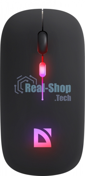 Мышь беспроводная Defender Touch MM-997 черный, 1600 dpi, радиоканал, Bluetooth, USB, кнопки - 4