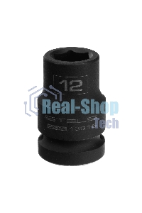 Головка ударная шестигранная, 12 мм, 1/2