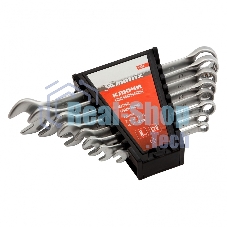 Набор ключей комбинированных Matrix 6 - 19 мм, 8 шт., CrV, матовый хром