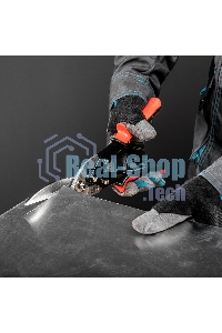 Ножницы по металлу Matrix, удлиненные, 285 мм, пряморежущие, обрезиненные рукоятки