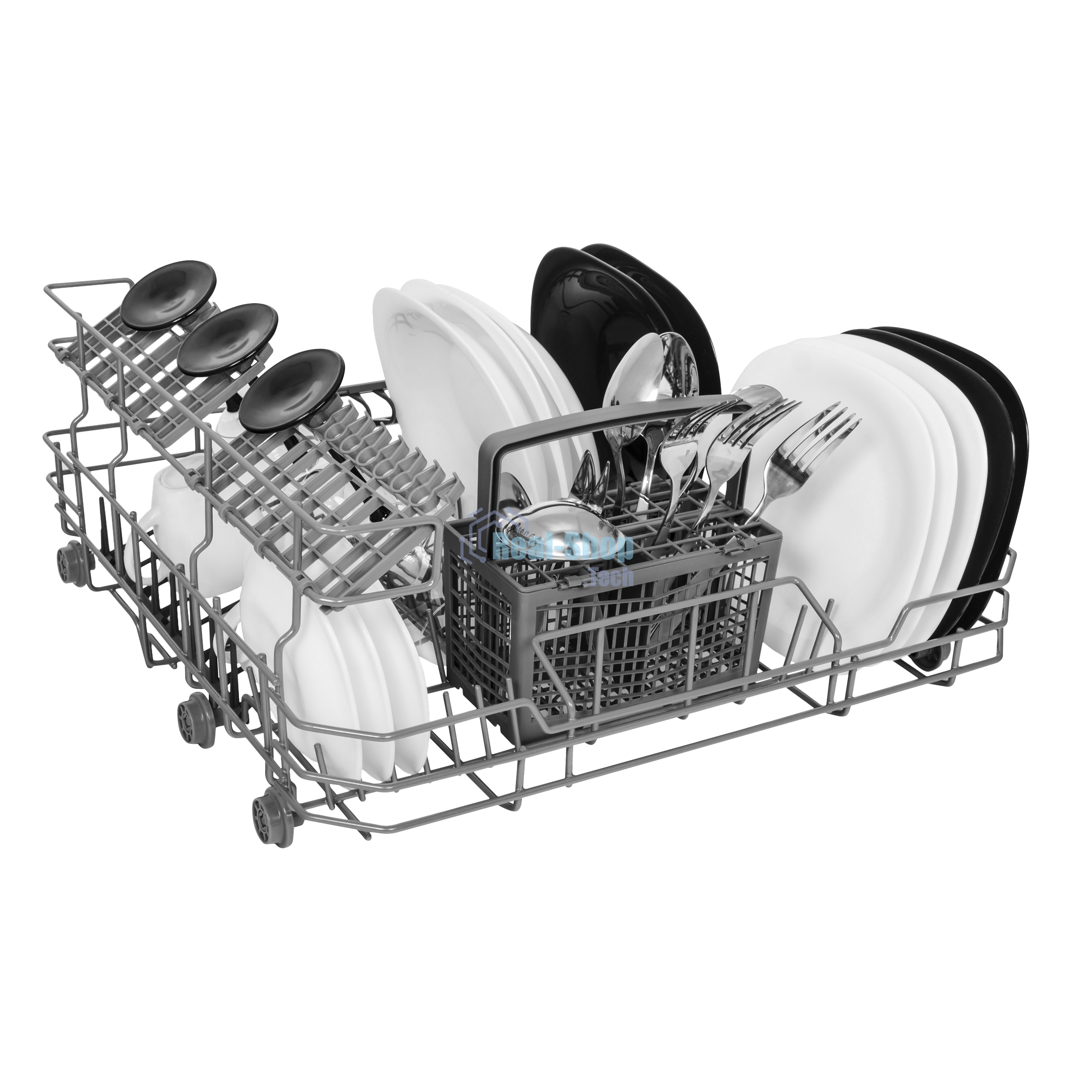 Посудомоечная машина Maunfeld MLP-06DS, серый, 55 см, 6 компл., 49 дБ, класс A+