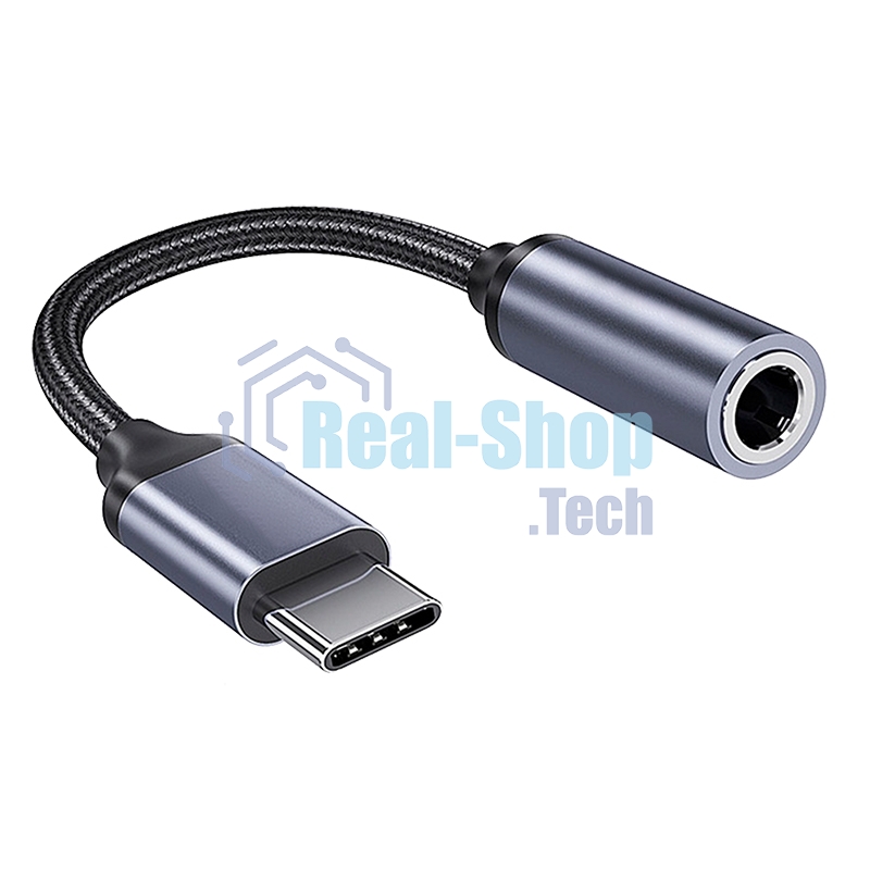 Кабель-переходник Rexant c USB-C на AUX 3,5 мм