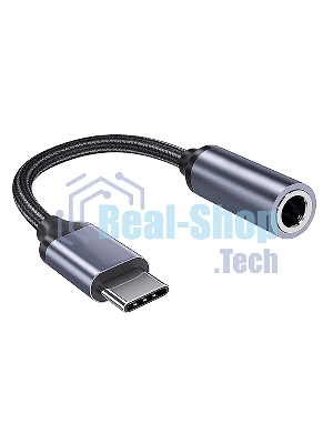 Кабель-переходник Rexant c USB-C на AUX 3,5 мм