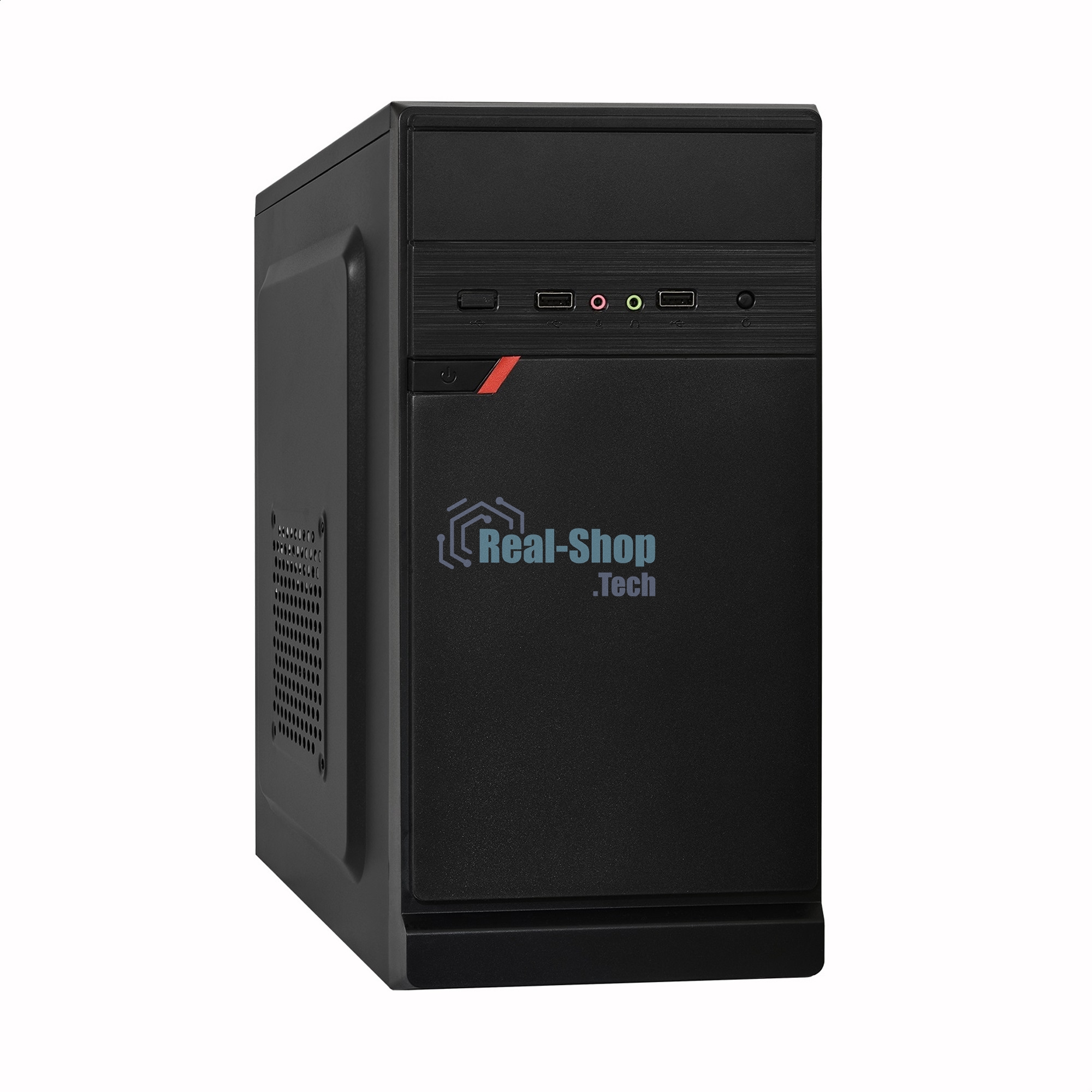 Компьютерный корпус Minitower ExeGate BAA-106-AA500 (mATX, БП AA500 с вент. 8см, 2хUSB, аудио, черный)