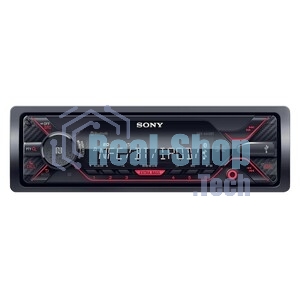 Автомагнитола Sony DSX-A410BT, 1 DIN, Bluetooth, USB Type-A, AUX, съёмная панель