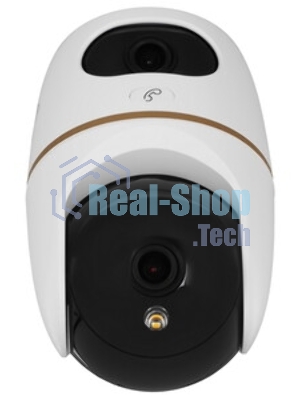 Мини-PT IP-видеокамера Dahua DH-IPC-H3BP-0360B с Wi-Fi 2.4ГГц 3Мп, 1/3.2” CMOS, объектив 3.6мм, обнаружение людей, ИК 10м, микрофон, динамик