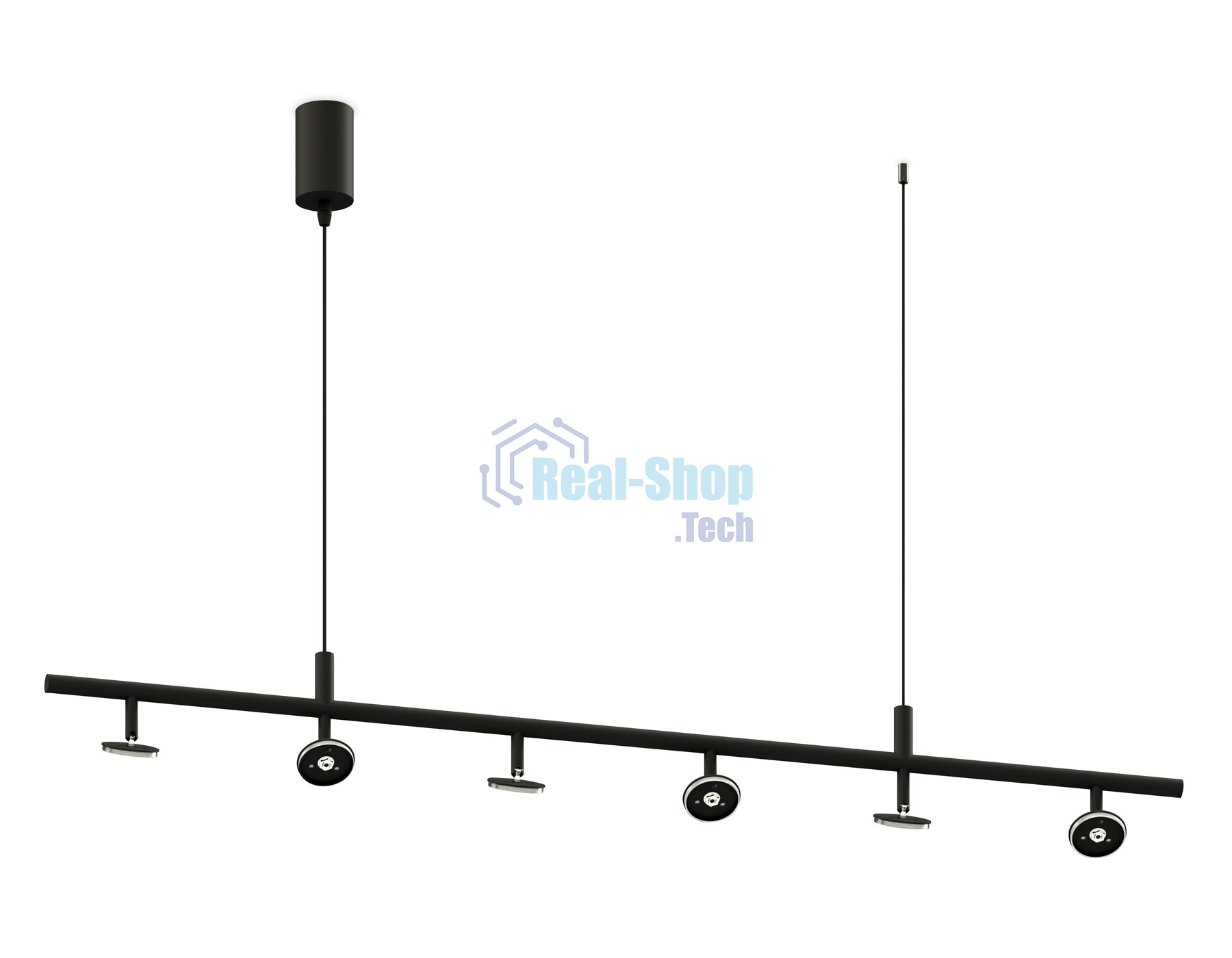 Корпус светильника C9006/6 SBK черный песок 1200*60*1200mm MR16 GU5.3/6