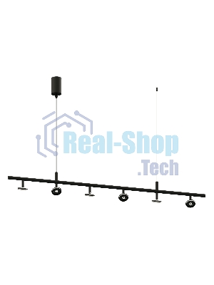 Корпус светильника C9006/6 SBK черный песок 1200*60*1200mm MR16 GU5.3/6