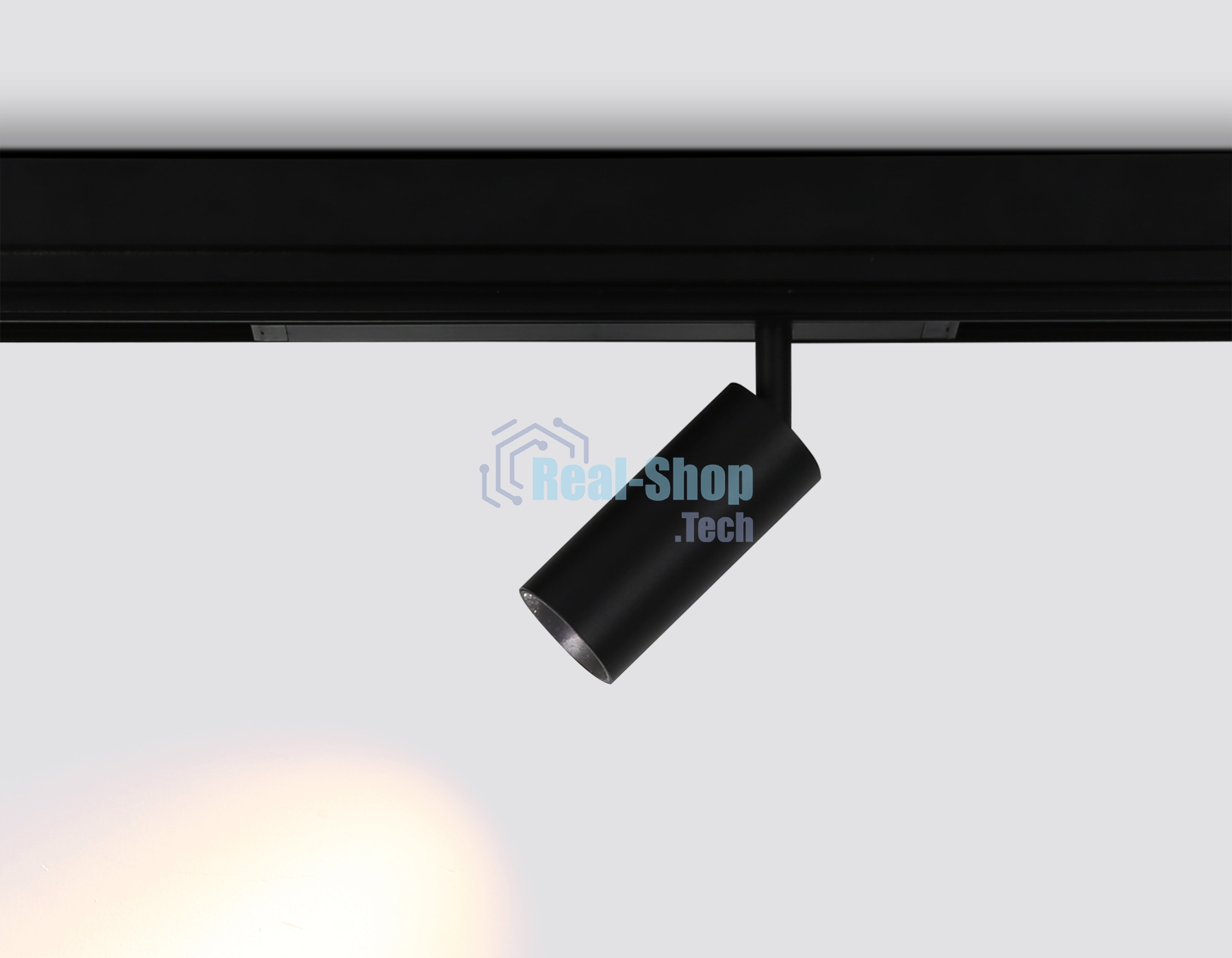 Управляемый светодиодный светильник для шинопровода Magnetic Ambrella light GL1212 BK черный IP20 12W 3000K-6400K 220V 36° D45*100 (Без ПДУ)