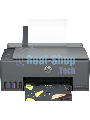 МФУ струйное HP Smart Tank 581 AiO (4A8D4A), A4, цветной, печ. до 22 стр/мин. (ч/б) до 16 стр/мин. (цвет), 1200 x 1200 dpi, USB, Wi-Fi, Air Print, Mopria