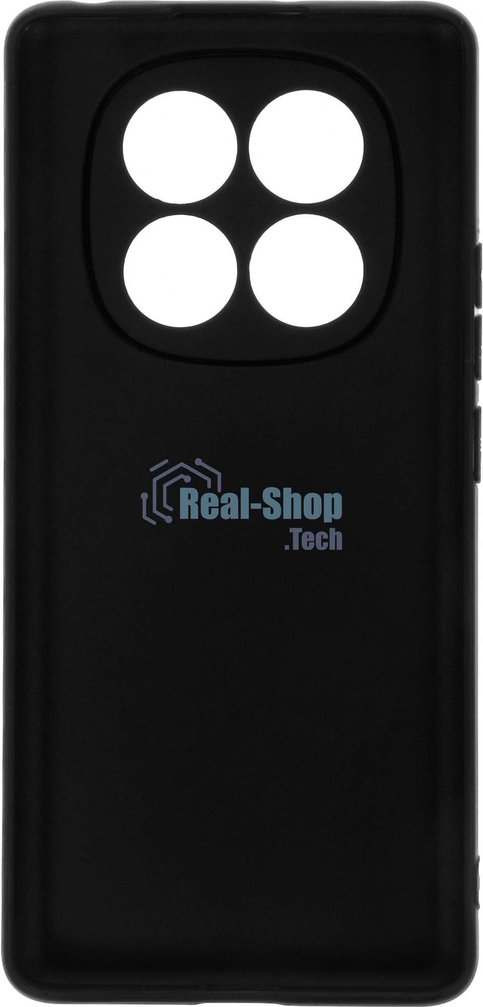 Чехол (клип-кейс) BoraSCO для Xiaomi Redmi Note 14 Pro 4G Silicone Case черный (74848)