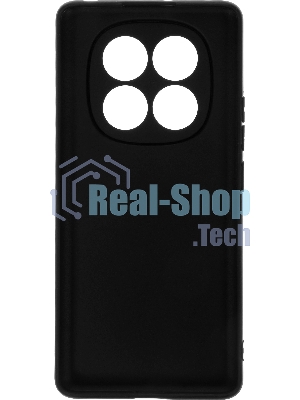 Чехол (клип-кейс) BoraSCO для Xiaomi Redmi Note 14 Pro 4G Silicone Case черный (74848)