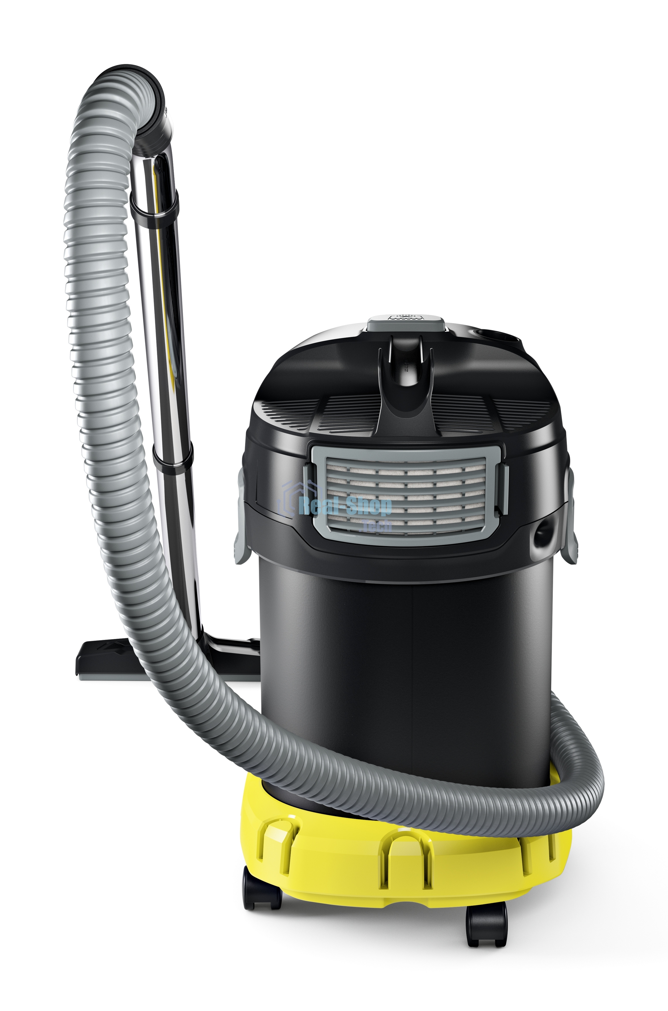 Пылесос Karcher AD 4 PREMIUM желтый/черный, 150/600 Вт, уборка сухая, пылесборник контейнер 17 л