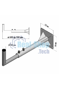 Кронштейн эфирный Rexant 60-110 см телескопический