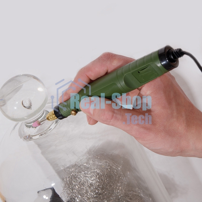 Дрель (гравер) Rexant 5000 - 18000 об/мин, 20 Вт, 26 насадок, блистер